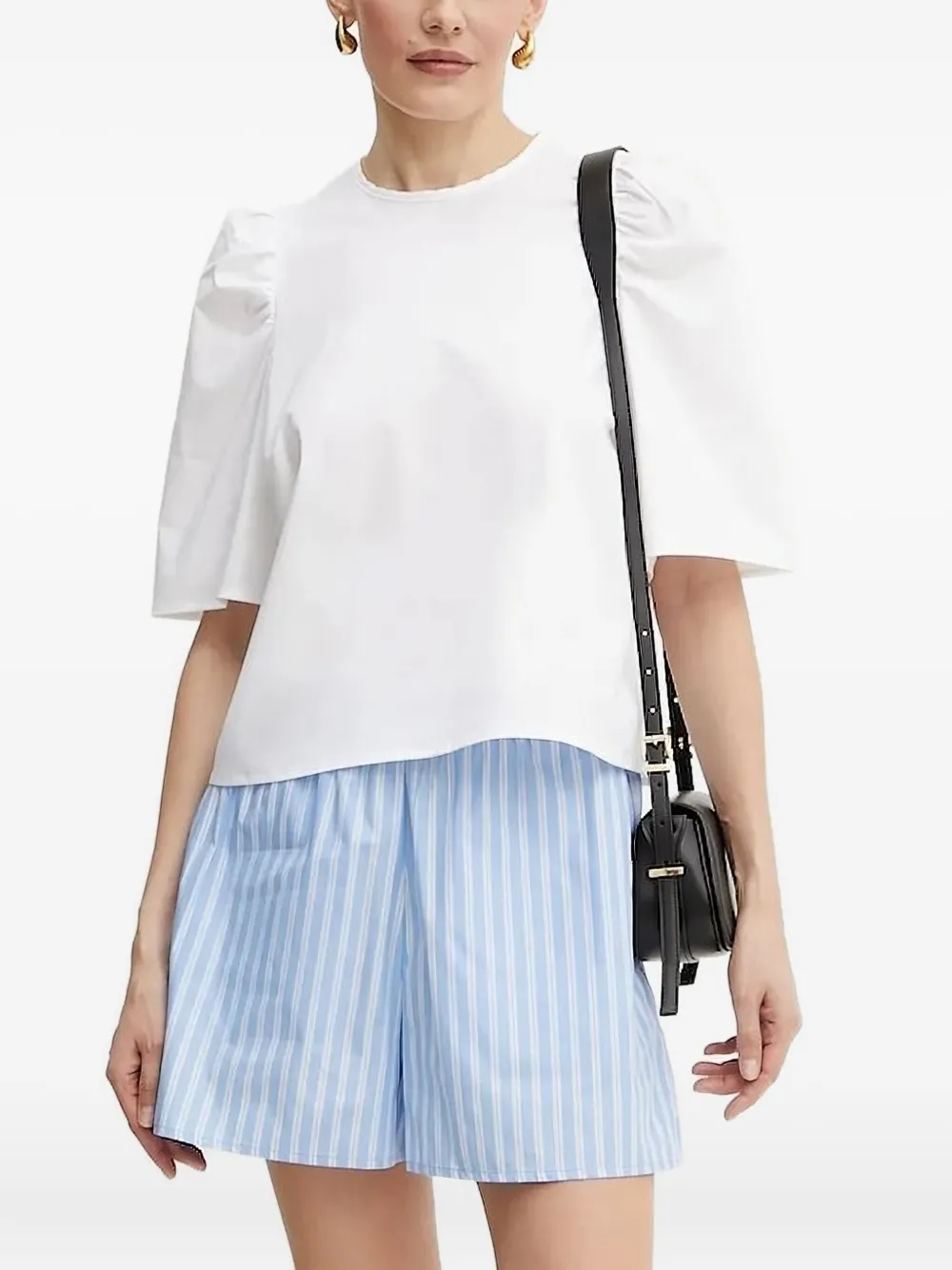 Блузка с объемными рукавами и завязками Ivy Oak, белый
Блузка с объемными рукавами и завязками Ivy Oak, белый