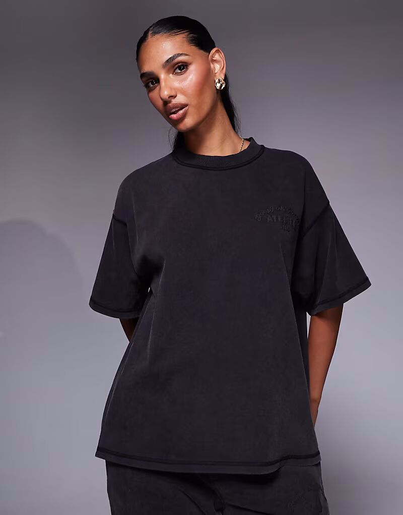 Футболка свободного кроя черного цвета Good For Nothing, Черный, Футболка свободного кроя черного цвета Good For Nothing
Футболка свободного кроя черного цвета Good For Nothing, Черный, Футболка свободного кроя черного цвета Good For Nothing