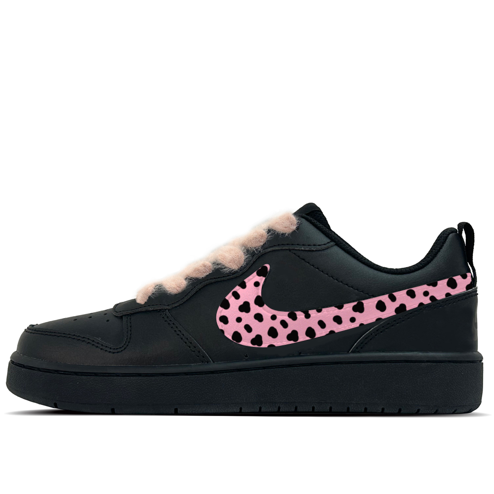 Nike Детские низкие кожаные скейтбордистские кроссовки Court Borough Black Sugar Pink Leopard 1, черные, для подростков
Nike Детские низкие кожаные скейтбордистские кроссовки Court Borough Black Sugar Pink Leopard 1, черные, для подростков