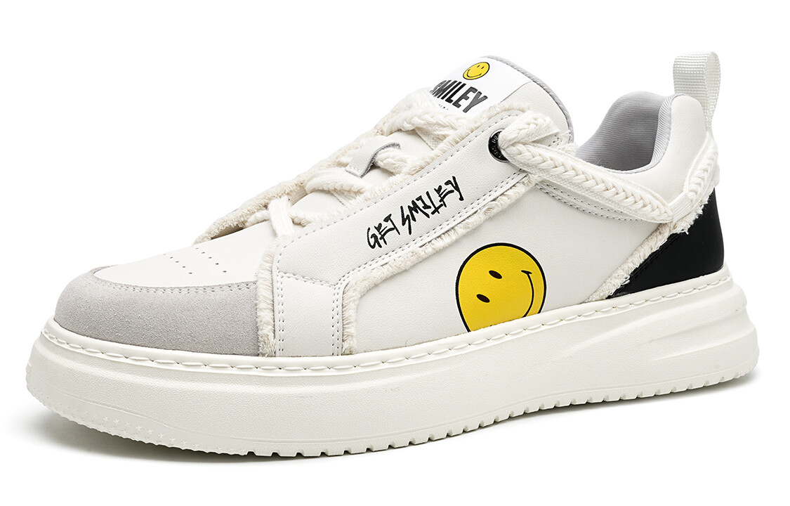 Кеды мужские, обувь для скейтбординга низкая Smiley, белый/синий
Кеды мужские, обувь для скейтбординга низкая Smiley, белый/синий