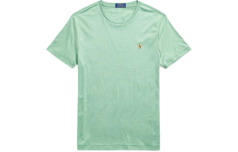 Футболка с круглым вырезом из хлопка Polo Ralph Lauren, зеленый
Футболка с круглым вырезом из хлопка Polo Ralph Lauren, зеленый