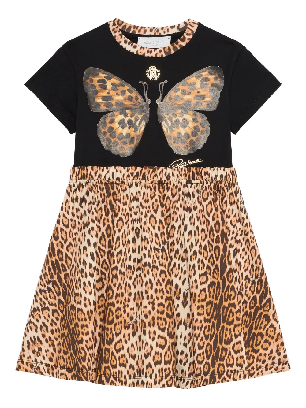 Платье с принтом бабочки и ягуара Roberto Cavalli, черный
Платье с принтом бабочки и ягуара Roberto Cavalli, черный