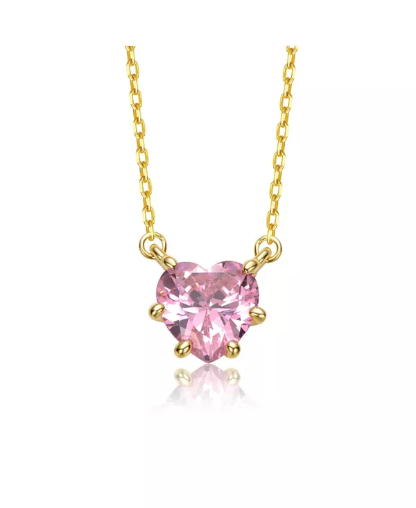 Ожерелье с цветным кубическим цирконием в форме сердца Rachel Glauber, gold
Ожерелье с цветным кубическим цирконием в форме сердца Rachel Glauber, gold