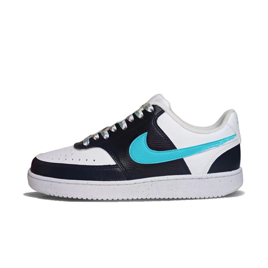 Nike Court Vision 1 Slip Resistant низкие кроссовки для скейтбординга Unisex Black White Blue
Nike Court Vision 1 Slip Resistant низкие кроссовки для скейтбординга Unisex Black White Blue