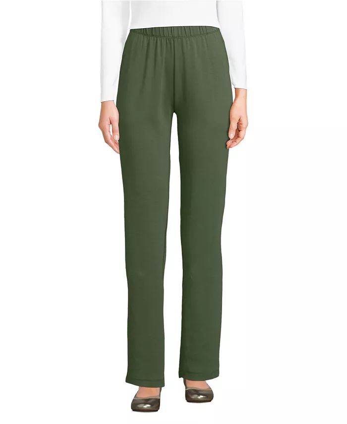 Женские спортивные трикотажные брюки с высокой посадкой Lands' End, зеленый
Женские спортивные трикотажные брюки с высокой посадкой Lands' End, зеленый