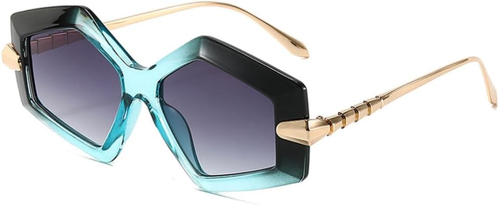 Солнцезащитные очки с нестандартными дужками из металлического сплава в форме змеи, модные женские очки с геометрическим многоугольным рисунком, защита от ультрафиолета UV400, SUN623 Generic, Blue Gray
Солнцезащитные очки с нестандартными дужками из металлического сплава в форме змеи, модные женские очки с геометрическим многоугольным рисунком, защита от ультрафиолета UV400, SUN623 Generic, Blue Gray