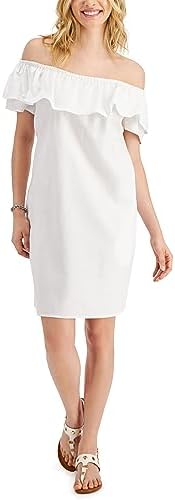 Женское платье с открытыми плечами Tommy Hilfiger, Bright White
Женское платье с открытыми плечами Tommy Hilfiger, Bright White