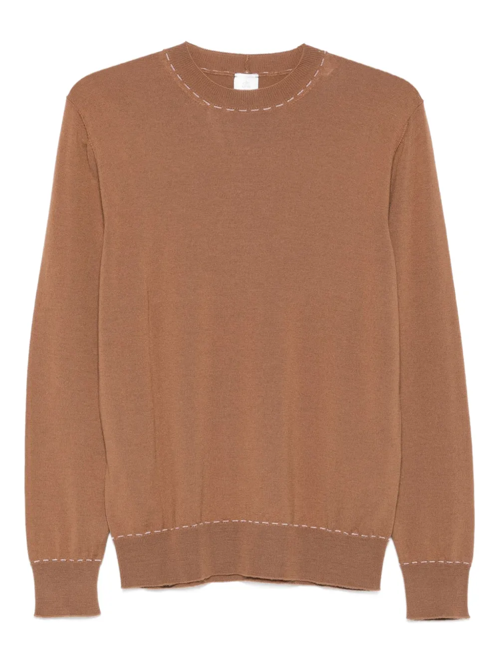 Шерстяной свитер с круглым вырезом Eleventy, коричневый
Шерстяной свитер с круглым вырезом Eleventy, коричневый