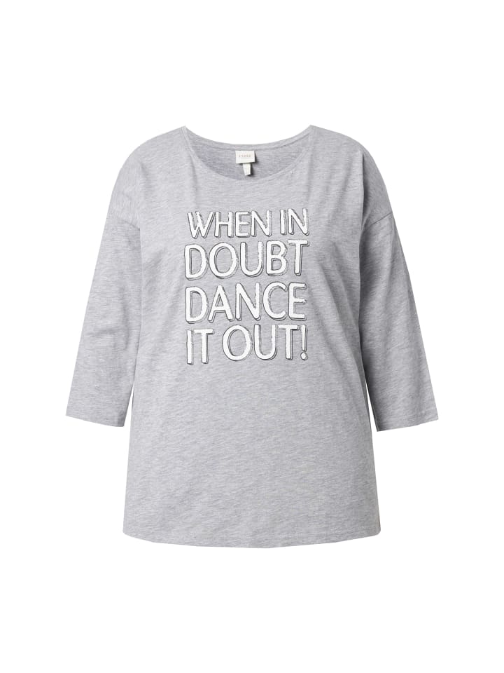 Рубашка серого меланжа Ulla Popken
Рубашка серого меланжа Ulla Popken