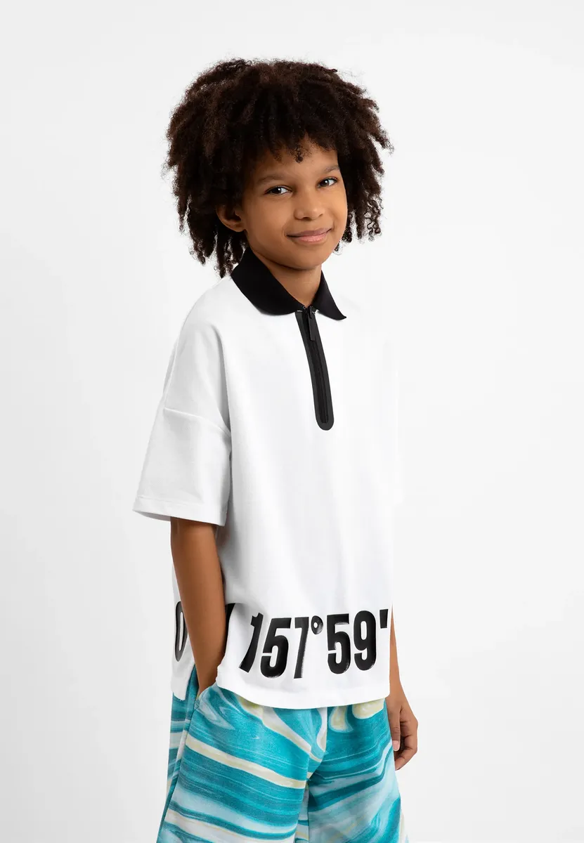 Рубашка-поло Gulliver с контрастным воротником, белый
Рубашка-поло Gulliver с контрастным воротником, белый