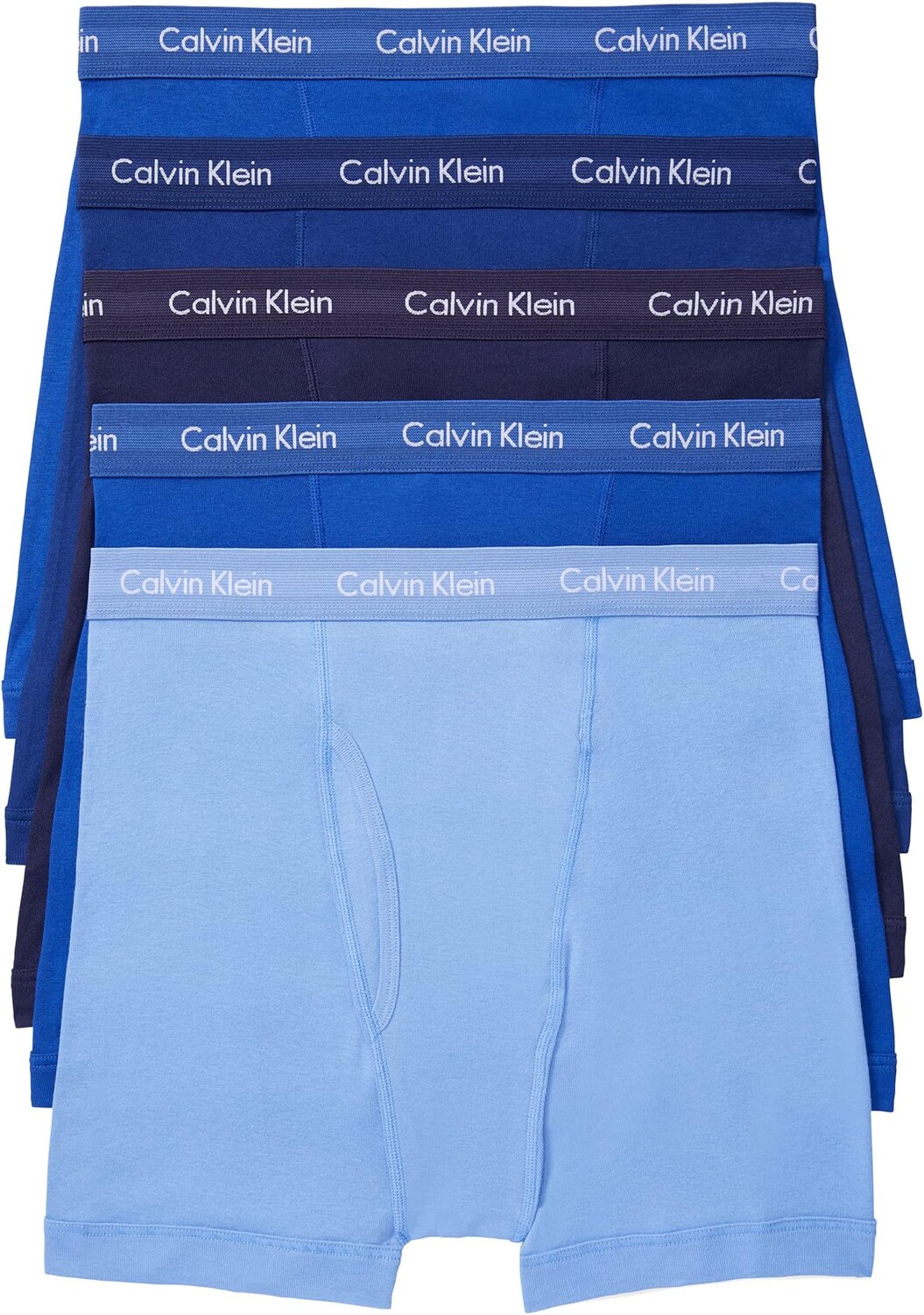 Комплект из 5 трусов-боксеров Cotton Classics Calvin Klein Underwear, цвет Periwinkle/Marazine Blue/Dark Night/Evening Blue
Комплект из 5 трусов-боксеров Cotton Classics Calvin Klein Underwear, цвет Periwinkle/Marazine Blue/Dark Night/Evening Blue