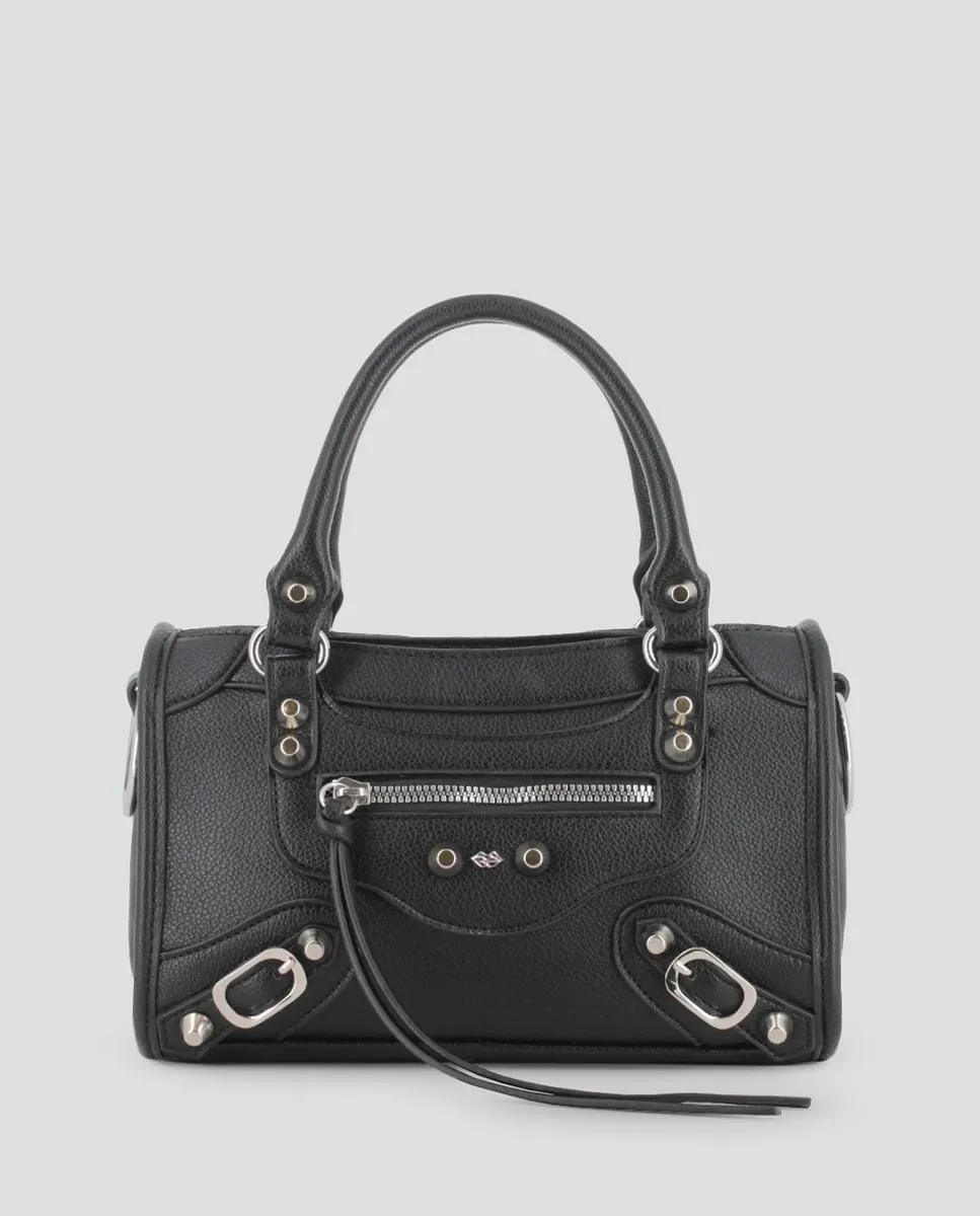 Женская сумка с регулируемым ремнем и деталями Blogger, черный
Женская сумка с регулируемым ремнем и деталями Blogger, черный