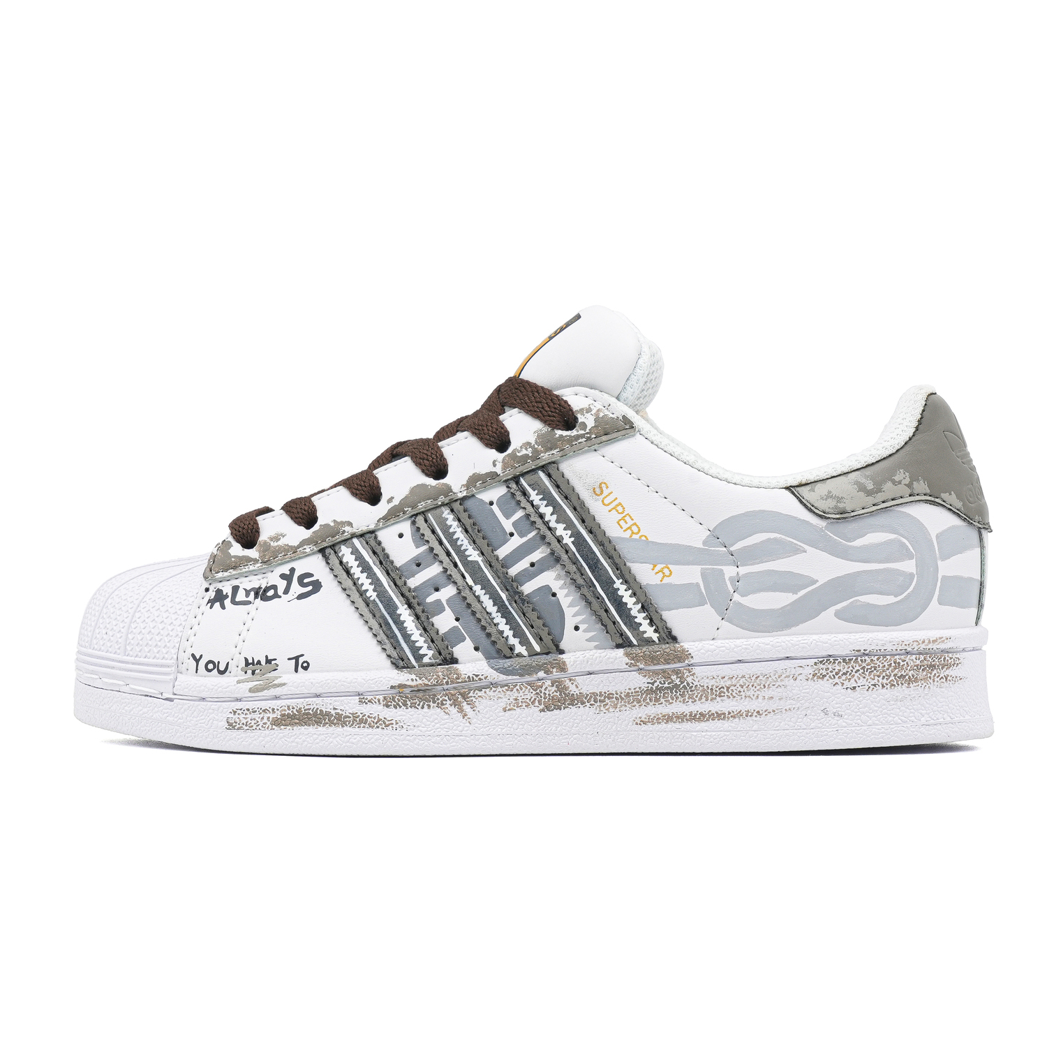 Adidas Originals Superstar J нескользящие устойчивые к истиранию низкие детские скейтбординг кроссовки gray brown для подростков
Adidas Originals Superstar J нескользящие устойчивые к истиранию низкие детские скейтбординг кроссовки gray brown для подростков