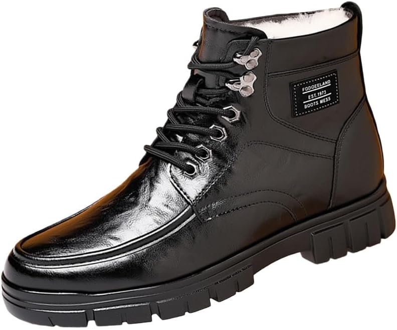 Мужские зимние высокие снежные ботинки с дополнительной утепленной подкладкой, шнуровкой и комфортной теплотой Fusecottc, черный
Мужские зимние высокие снежные ботинки с дополнительной утепленной подкладкой, шнуровкой и комфортной теплотой Fusecottc, черный