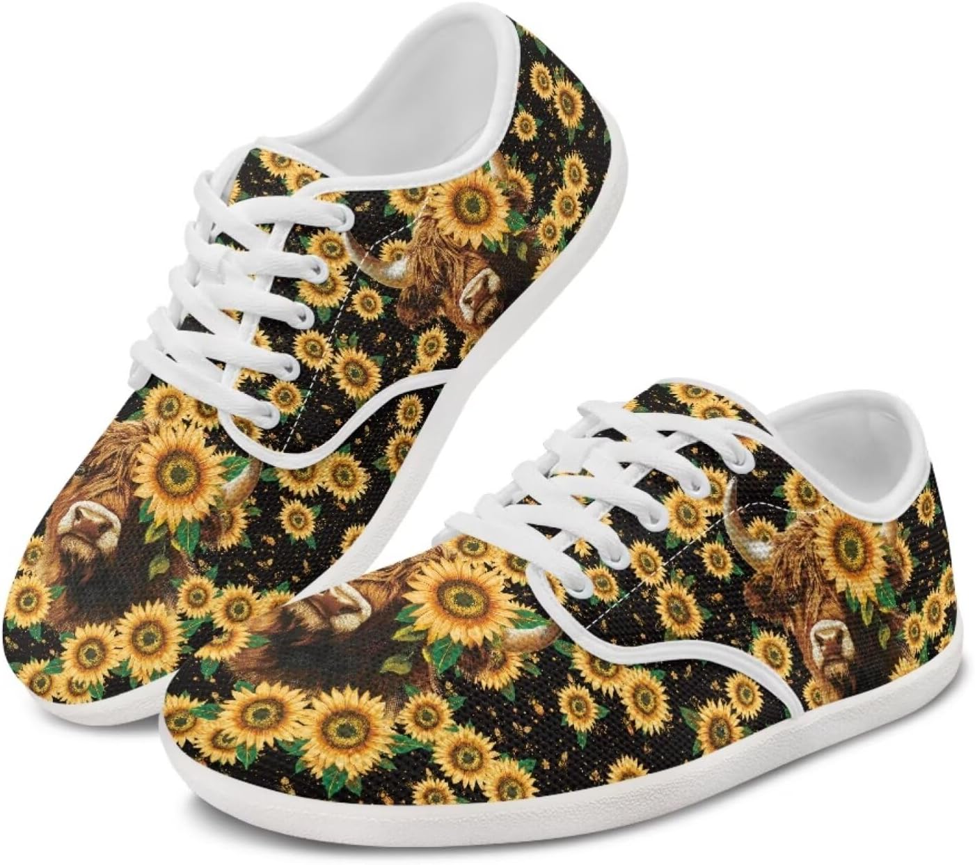 Кроссовки chaqlin с рисунком коровы для женщин и мужчин, широким круглым носком, теннисные кроссовки, противоскользящие, без перепада, на шнуровке, низкие, Sunflower Highland Cow Head
Кроссовки chaqlin с рисунком коровы для женщин и мужчин, широким круглым носком, теннисные кроссовки, противоскользящие, без перепада, на шнуровке, низкие, Sunflower Highland Cow Head