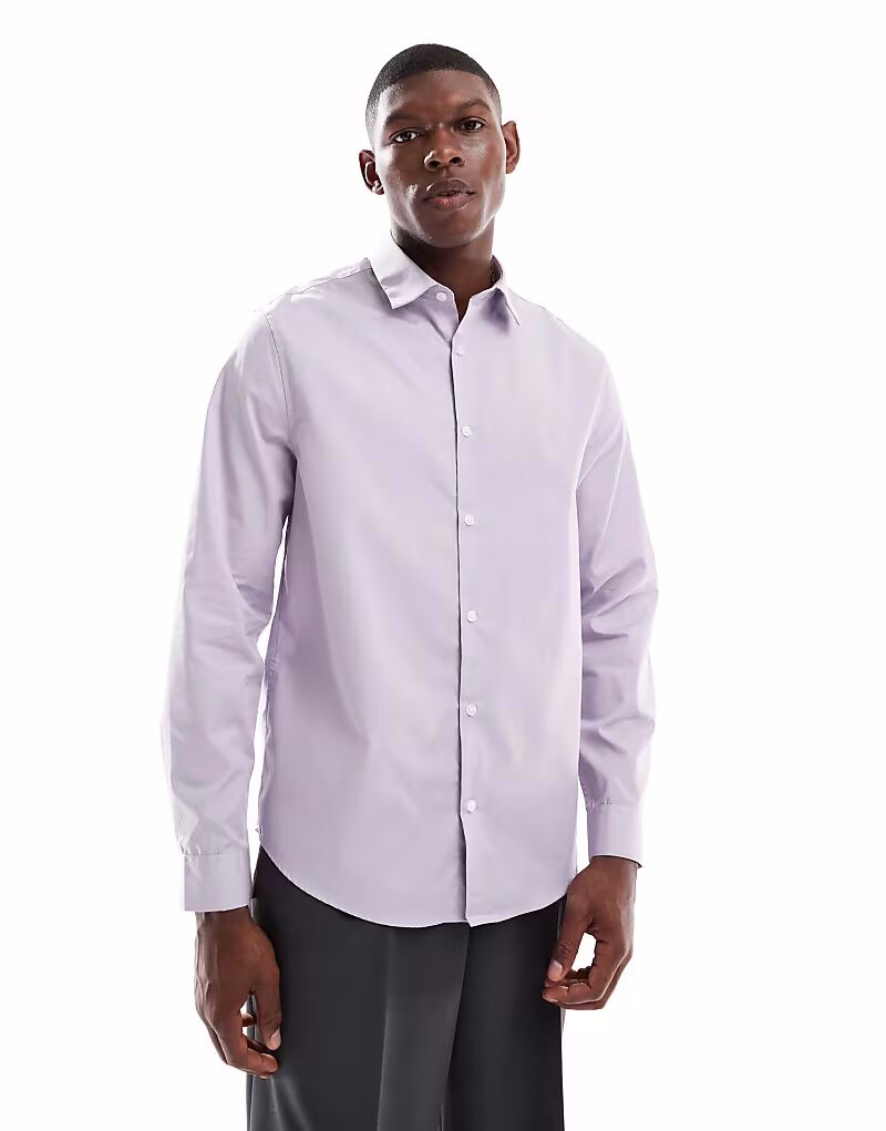 ASOS DESIGN формальная рубашка из легкого в уходе поплина сиреневого цвета
ASOS DESIGN формальная рубашка из легкого в уходе поплина сиреневого цвета