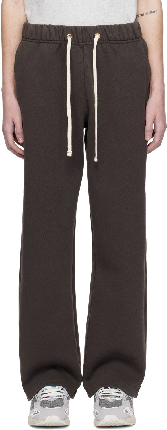 Серые тяжелые классические спортивные штаны Les Tien, Vintage black 
Серые тяжелые классические спортивные штаны Les Tien, Vintage black