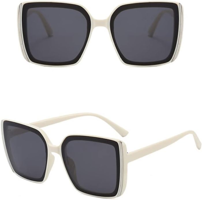 Женские солнцезащитные очки большого размера в винтажном стиле, мужские солнцезащитные очки с защитой от УФ-излучения UV400, женские очки с градиентным переходом цвета LANGSER, Rice White
Женские солнцезащитные очки большого размера в винтажном стиле, мужские солнцезащитные очки с защитой от УФ-излучения UV400, женские очки с градиентным переходом цвета LANGSER, Rice White