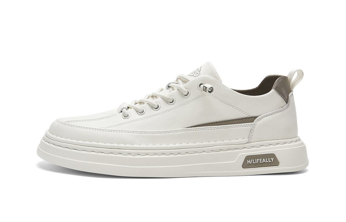 Кеды мужские, обувь для скейтбординга низкая Hla, белый/коричневый
Кеды мужские, обувь для скейтбординга низкая Hla, белый/коричневый