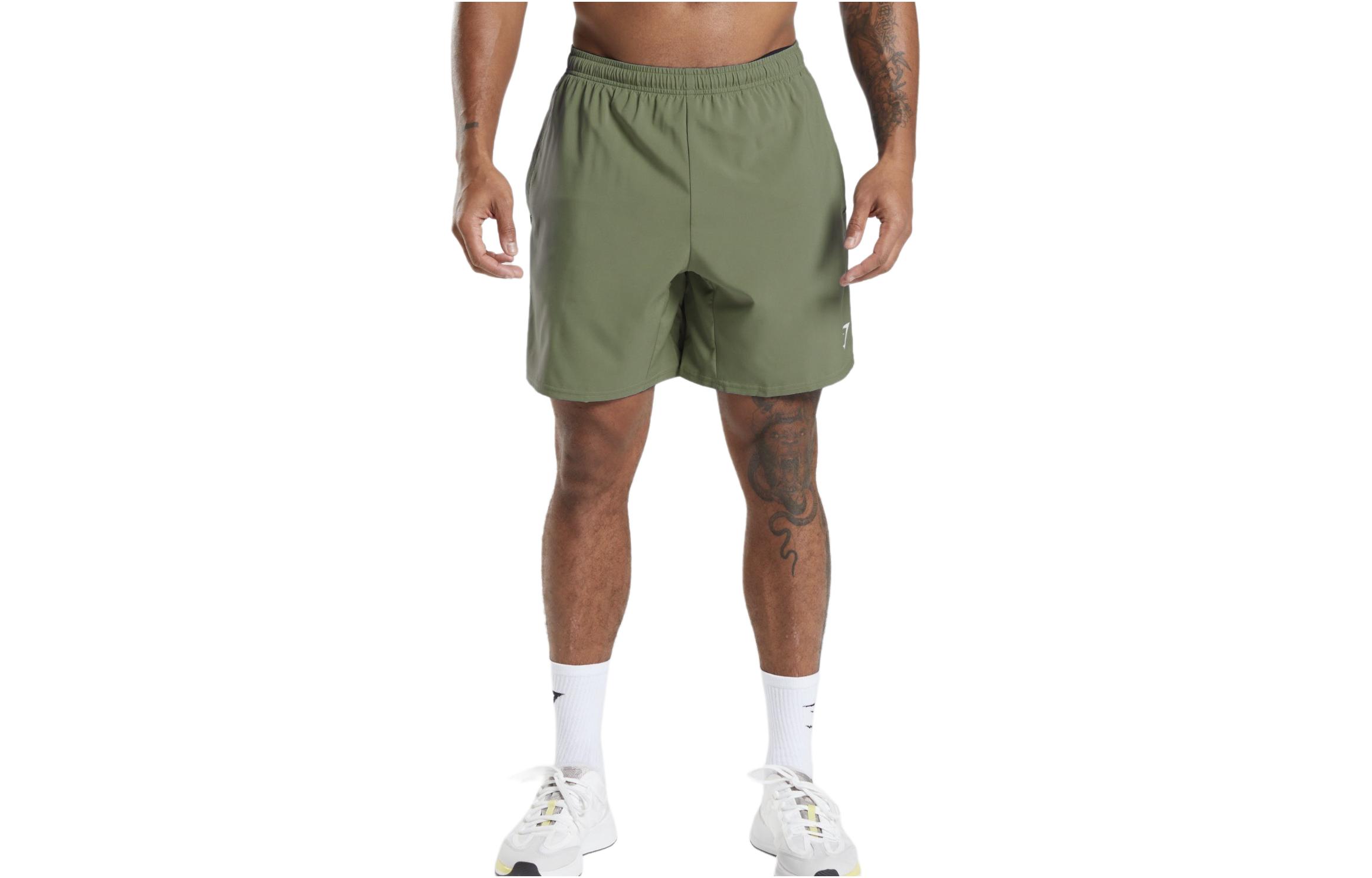 Прибывшие Шорты Спортивные шорты мужские оливковые GYMSHARK
Прибывшие Шорты Спортивные шорты мужские оливковые GYMSHARK