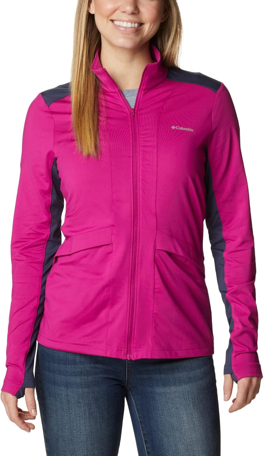 Columbia Женская Куртка Hike Full Zip, Wild Fuchsia/Nocturnal
Columbia Женская Куртка Hike Full Zip, Wild Fuchsia/Nocturnal