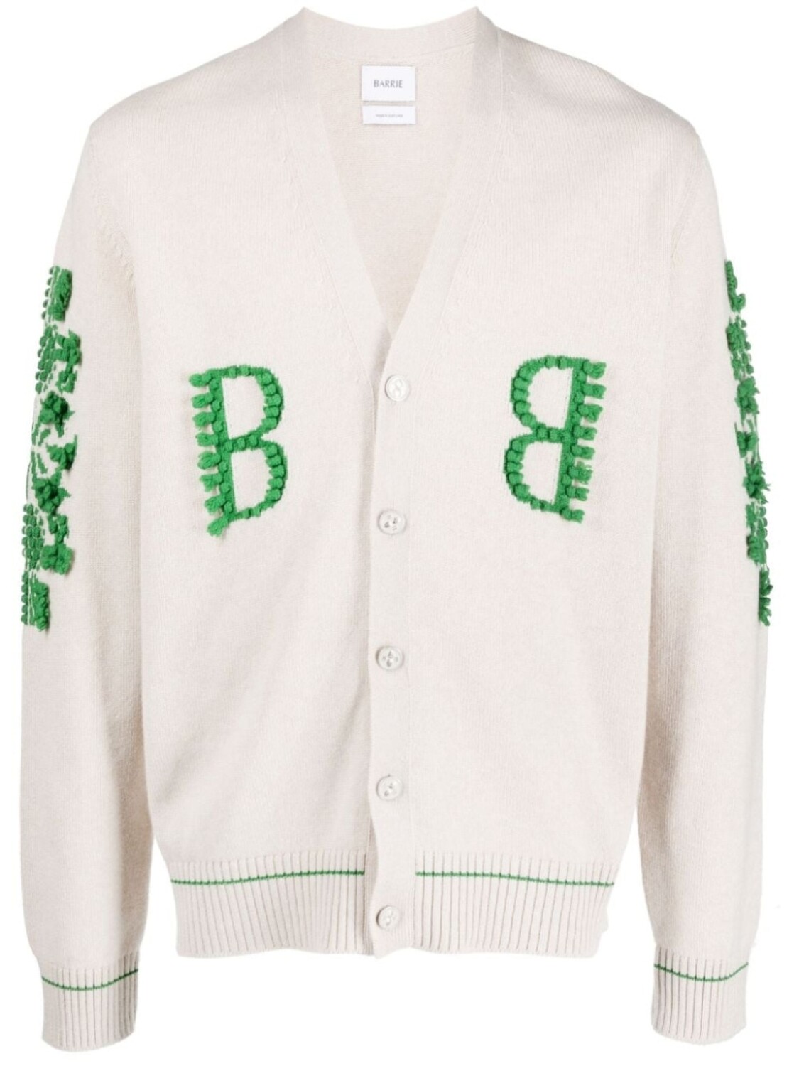 Barrie кашемировый кардиган фактурной вязки, нейтральный цвет
Barrie кашемировый кардиган фактурной вязки, нейтральный цвет