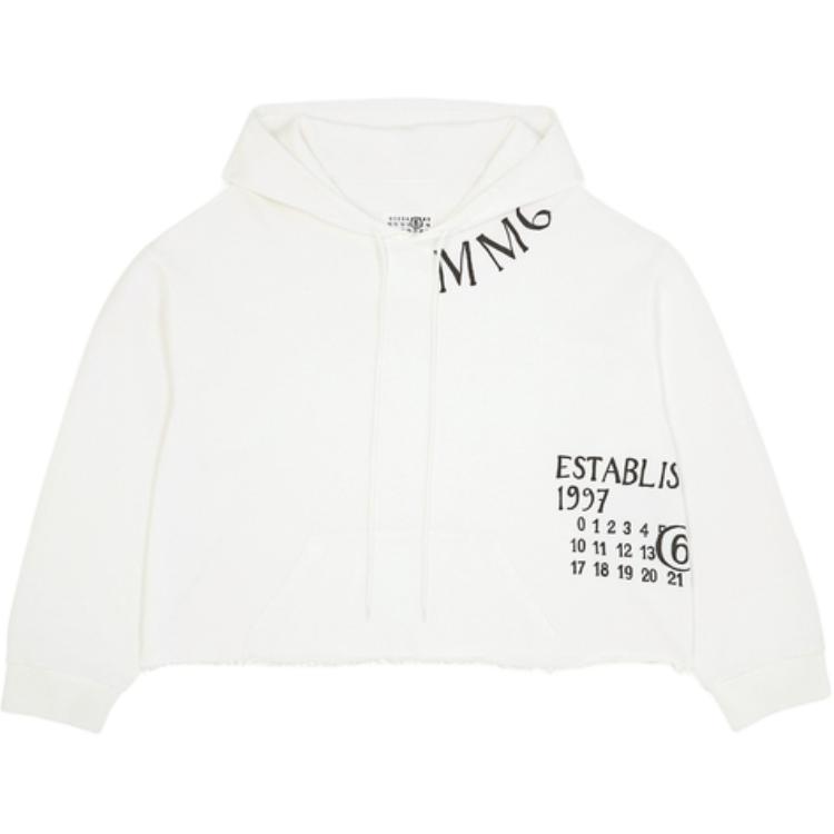Худи с логотипом MM6 Maison Margiela, белый
Худи с логотипом MM6 Maison Margiela, белый