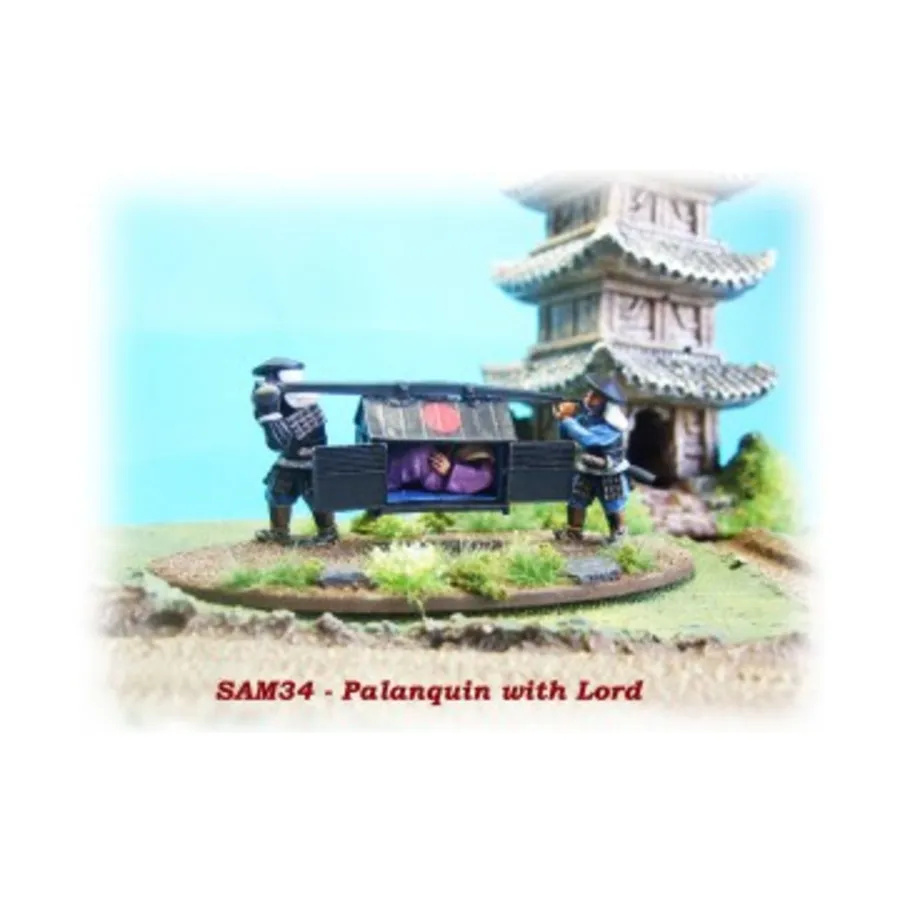 Паланкин с Лордом, Samurai - 16th Century (28mm)
Паланкин с Лордом, Samurai - 16th Century (28mm)