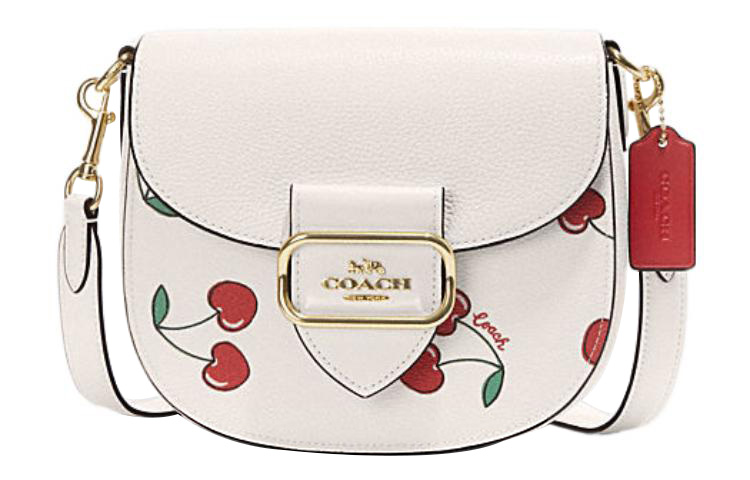 Сумка через плечо Morgan из телячьей кожи Coach маленького размера, белая
Сумка через плечо Morgan из телячьей кожи Coach маленького размера, белая