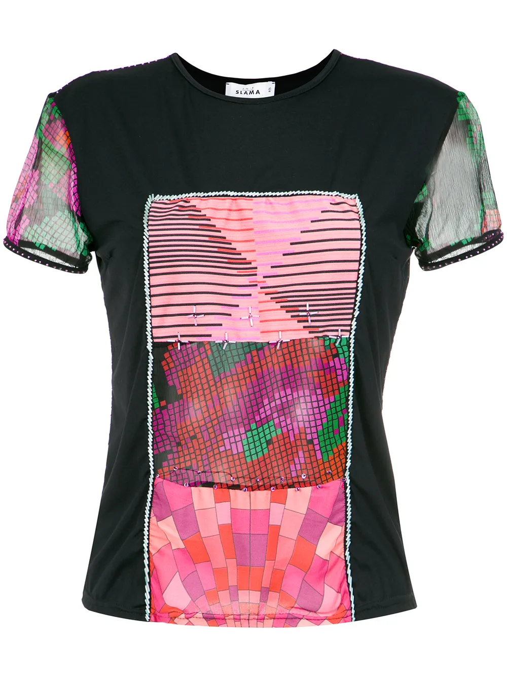 Блузка с панелями из бисера Amir Slama, черный
Блузка с панелями из бисера Amir Slama, черный