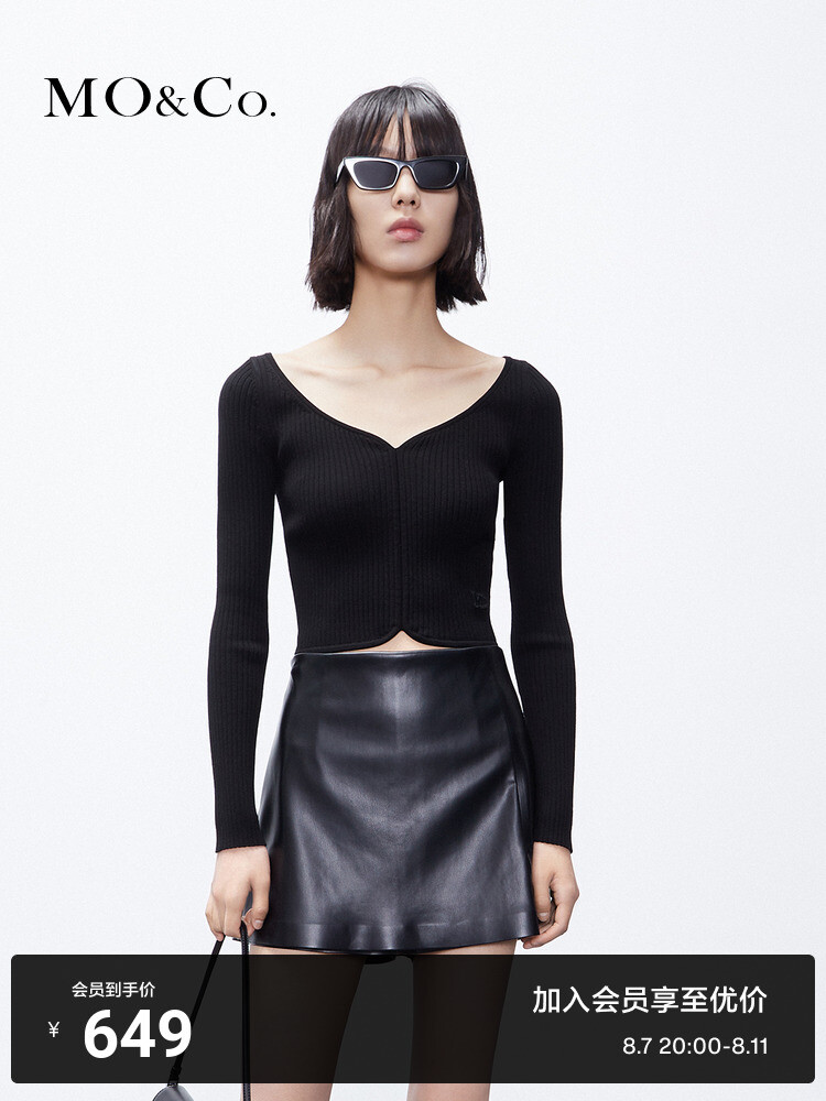 Кофта Moco с вырезом в форме сердца, черный
Кофта Moco с вырезом в форме сердца, черный