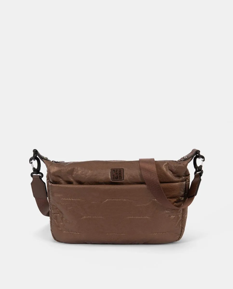 Сумка через плечо из стёганого нейлона Pepe Moll, коричневый
Сумка через плечо из стёганого нейлона Pepe Moll, коричневый