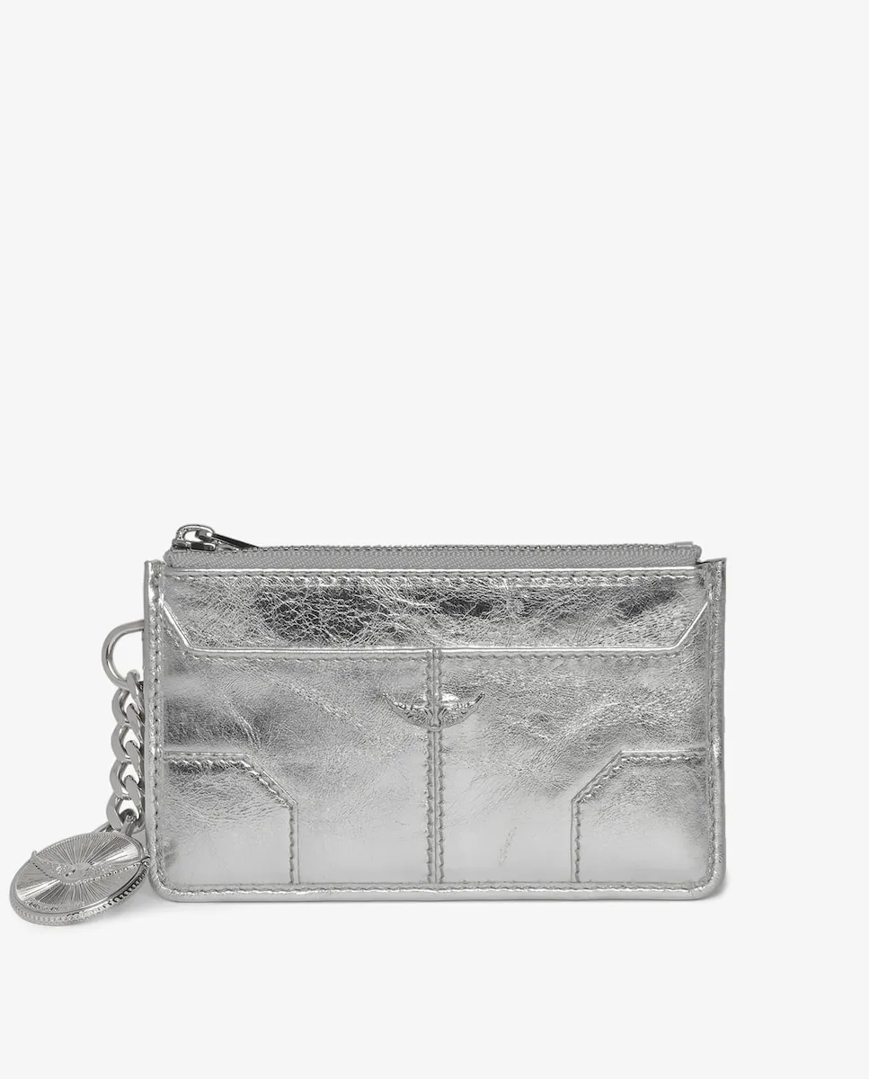 Солнечный визитница винтажная металлическая женская кожаная Zadig & Voltaire, серебряный
Солнечный визитница винтажная металлическая женская кожаная Zadig & Voltaire, серебряный