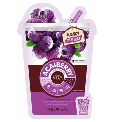 Vita Acaiberry Mask Восстанавливающая тканевая маска с ягодами асаи Assorted
Vita Acaiberry Mask Восстанавливающая тканевая маска с ягодами асаи Assorted