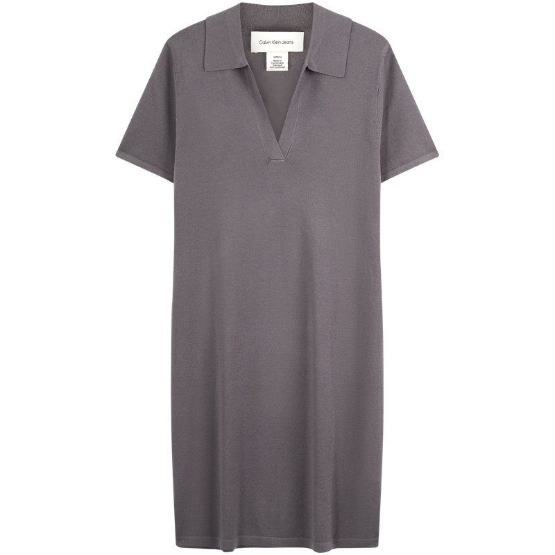 SS25 платье с короткими рукавами Women's Calvin Klein, коричневый
SS25 платье с короткими рукавами Women's Calvin Klein, коричневый