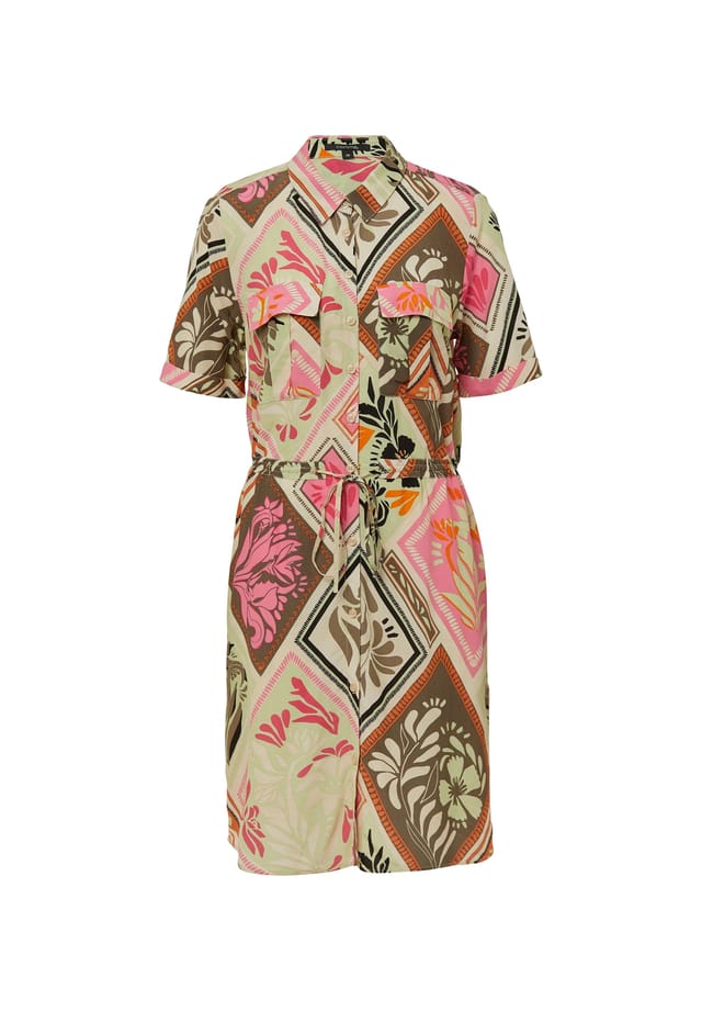 Платье-Рубашка с нагрудными карманами Comma,, мультиколор
Платье-Рубашка с нагрудными карманами Comma,, мультиколор