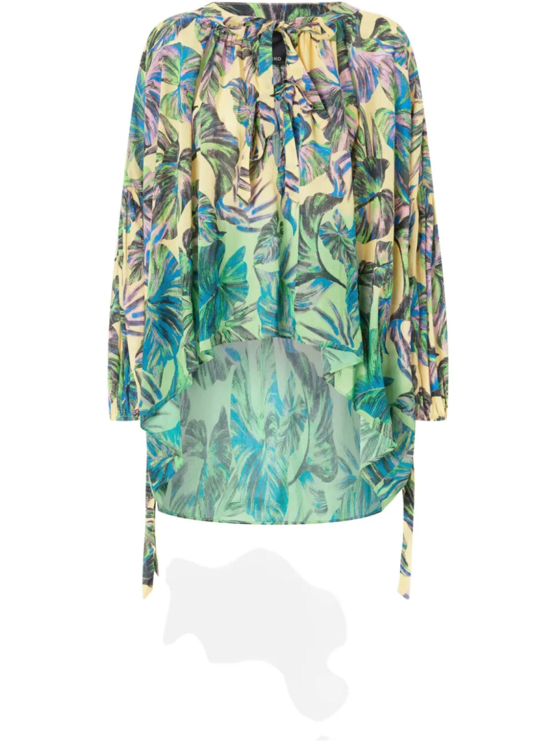 Блузка PINKO с принтом в виде листьев, зеленый
Блузка PINKO с принтом в виде листьев, зеленый