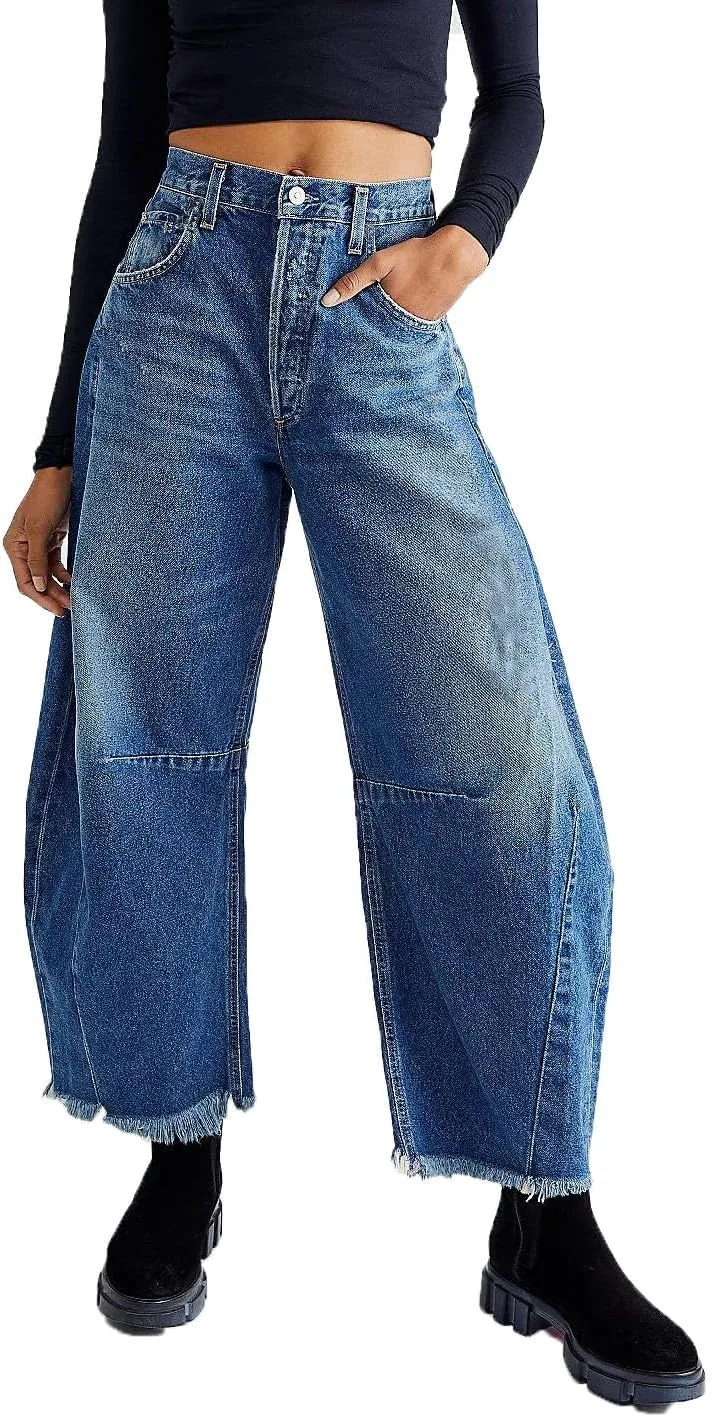 Модные бочкообразные джинсы women baggy jeans loose wide leg nanbeiclo
Модные бочкообразные джинсы women baggy jeans loose wide leg nanbeiclo