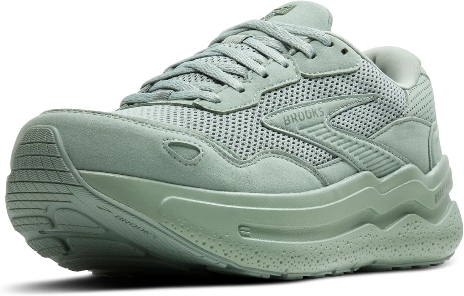 Мужские кроссовки Brooks Ghost Max из замши и кожи нейтральной модели для бега и ходьбы, зеленый
Мужские кроссовки Brooks Ghost Max из замши и кожи нейтральной модели для бега и ходьбы, зеленый