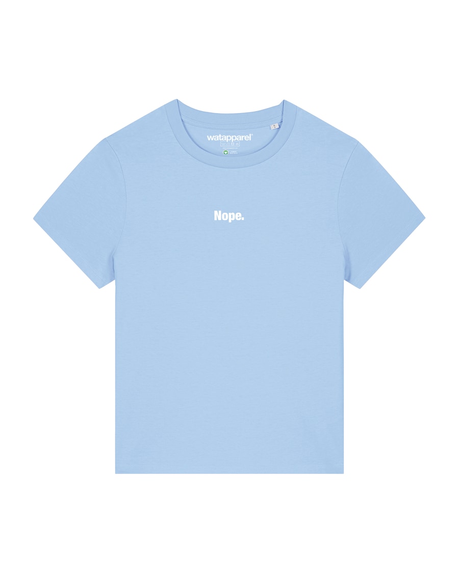 Рубашка Watapparel Nope, светло-голубой
Рубашка Watapparel Nope, светло-голубой