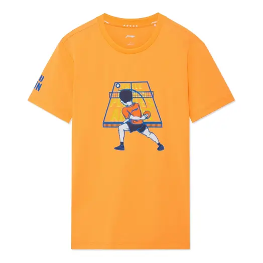 Футболка настольный теннис мультяшный рисунок быстросохнущая футболка Li-Ning, оранжевый
Футболка настольный теннис мультяшный рисунок быстросохнущая футболка Li-Ning, оранжевый