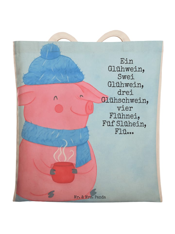 Mr. & Mrs. Panda Сумка-шоппер с изображением поросенка, рисунком глинтвейна и надписью, белого цвета
Mr. & Mrs. Panda Сумка-шоппер с изображением поросенка, рисунком глинтвейна и надписью, белого цвета