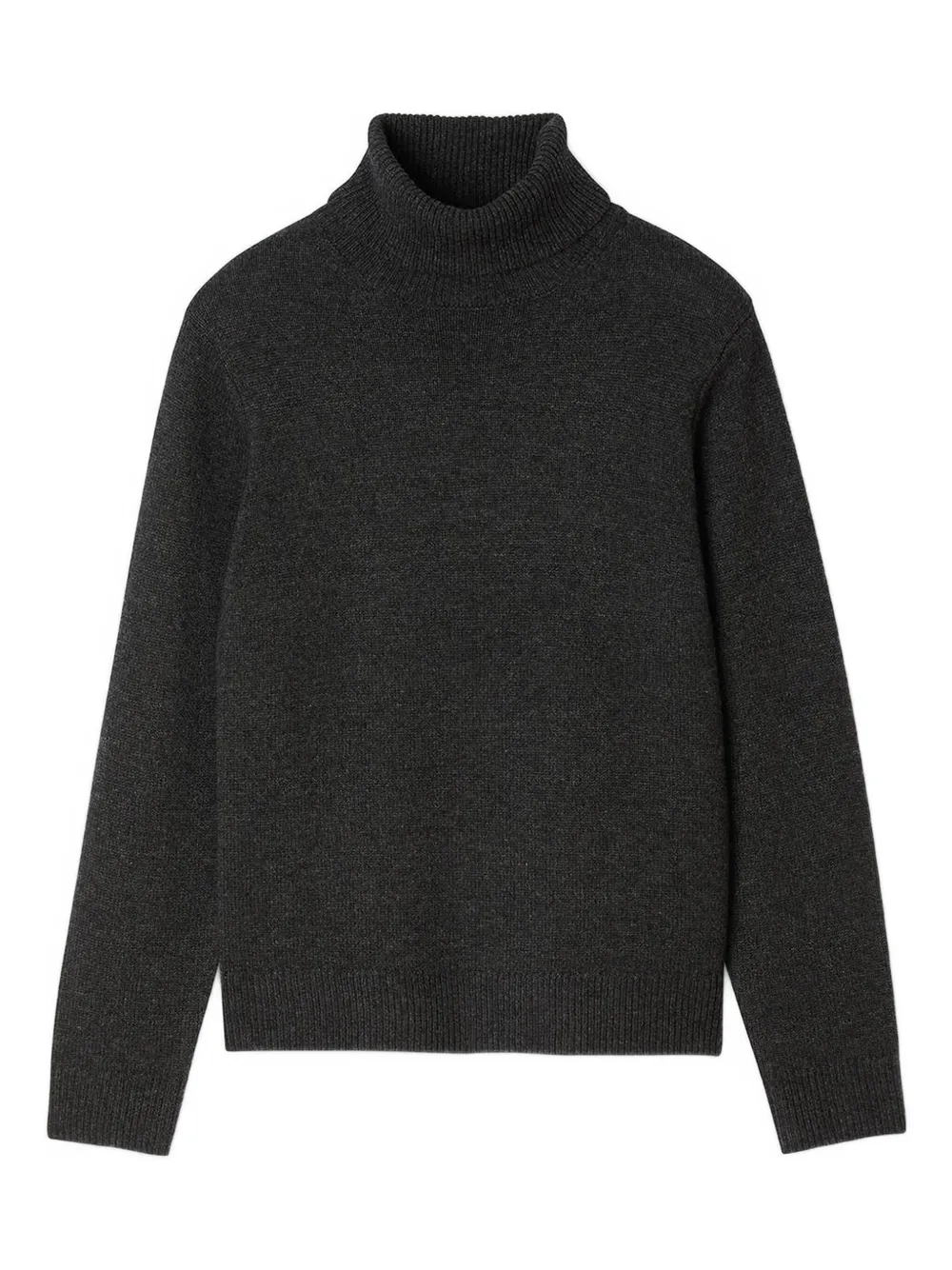 Свитер в рубчик с высоким воротником SANDRO, серый 
Свитер в рубчик с высоким воротником SANDRO, серый