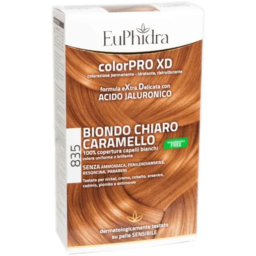 EuPhidra Colorpro XD 835 Карамельный гель-краска для волос
EuPhidra Colorpro XD 835 Карамельный гель-краска для волос