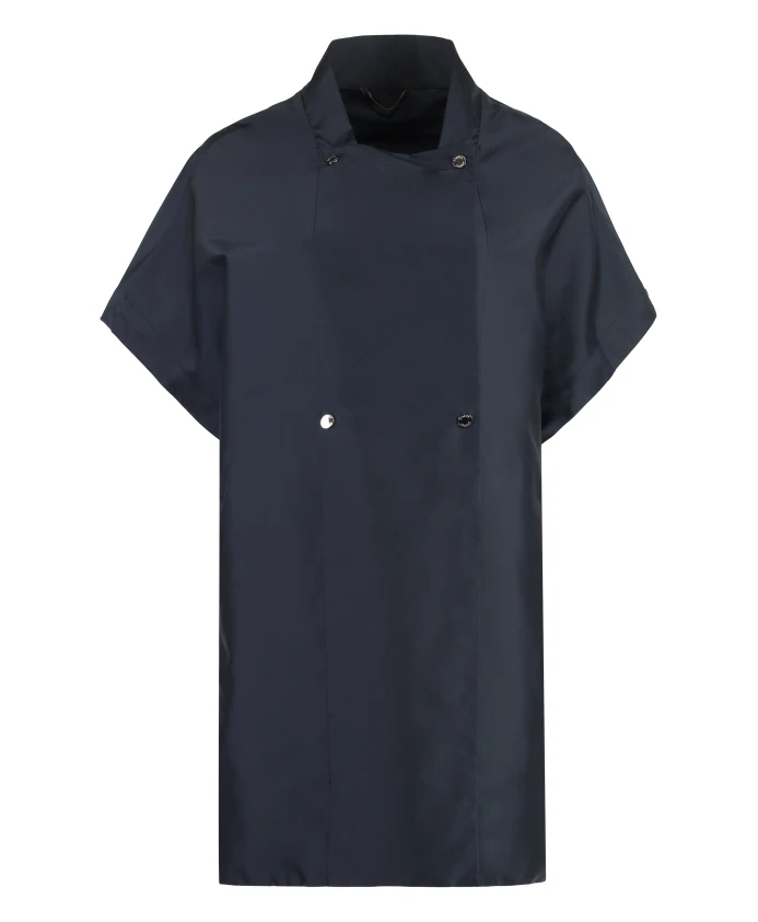 Двубортный жакет из технологичной ткани Moorer, синий
Двубортный жакет из технологичной ткани Moorer, синий