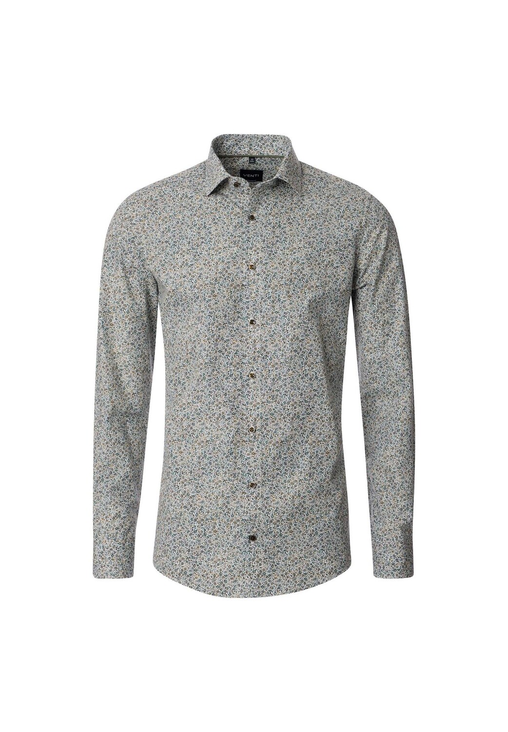 Мужская деловая рубашка с принтом современного кроя Venti, зеленый
Мужская деловая рубашка с принтом современного кроя Venti, зеленый
