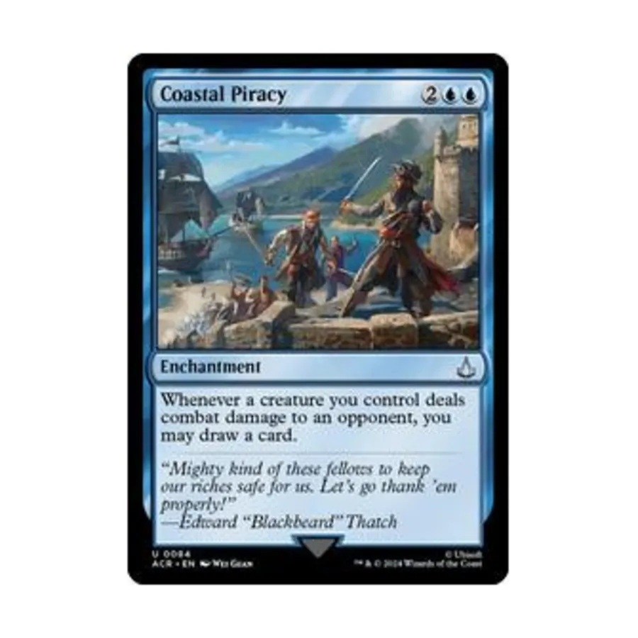 CCG Прибрежное пиратство (U), MTG - Universes Beyond: Assassin's Creed
CCG Прибрежное пиратство (U), MTG - Universes Beyond: Assassin's Creed