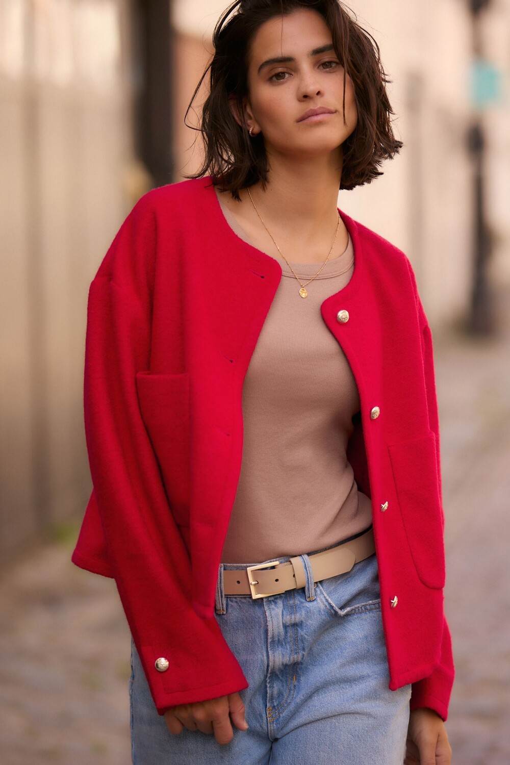 Тексту жакет букле с шерстью Next, красный
Тексту жакет букле с шерстью Next, красный