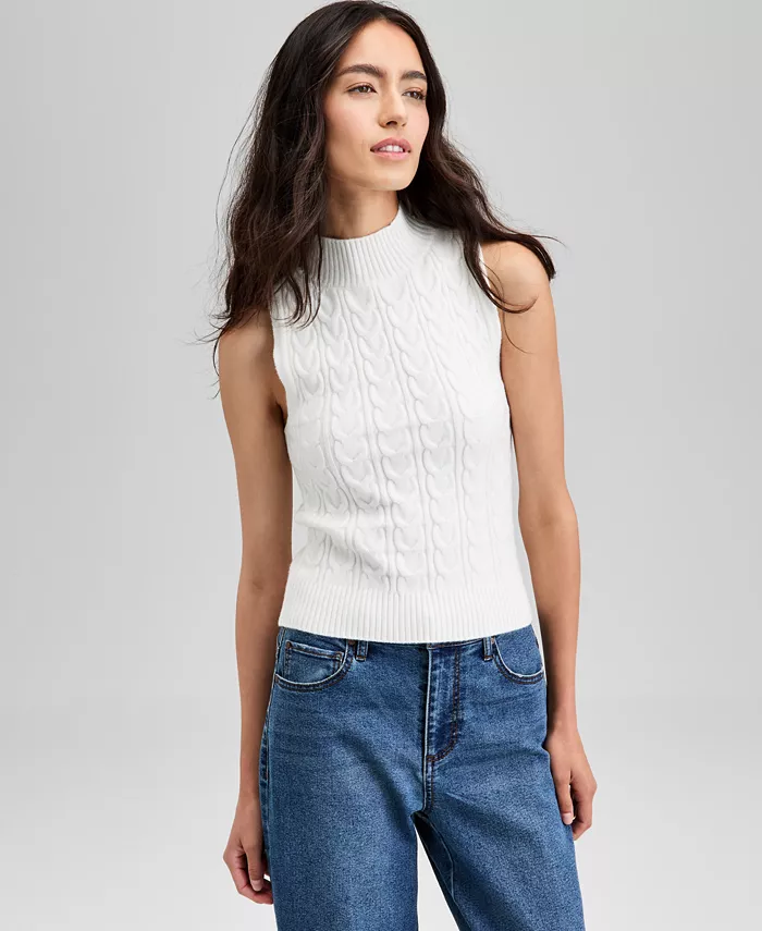 Женский трикотажный топ с воротником-стойкой And Now This, синий
Женский трикотажный топ с воротником-стойкой And Now This, синий