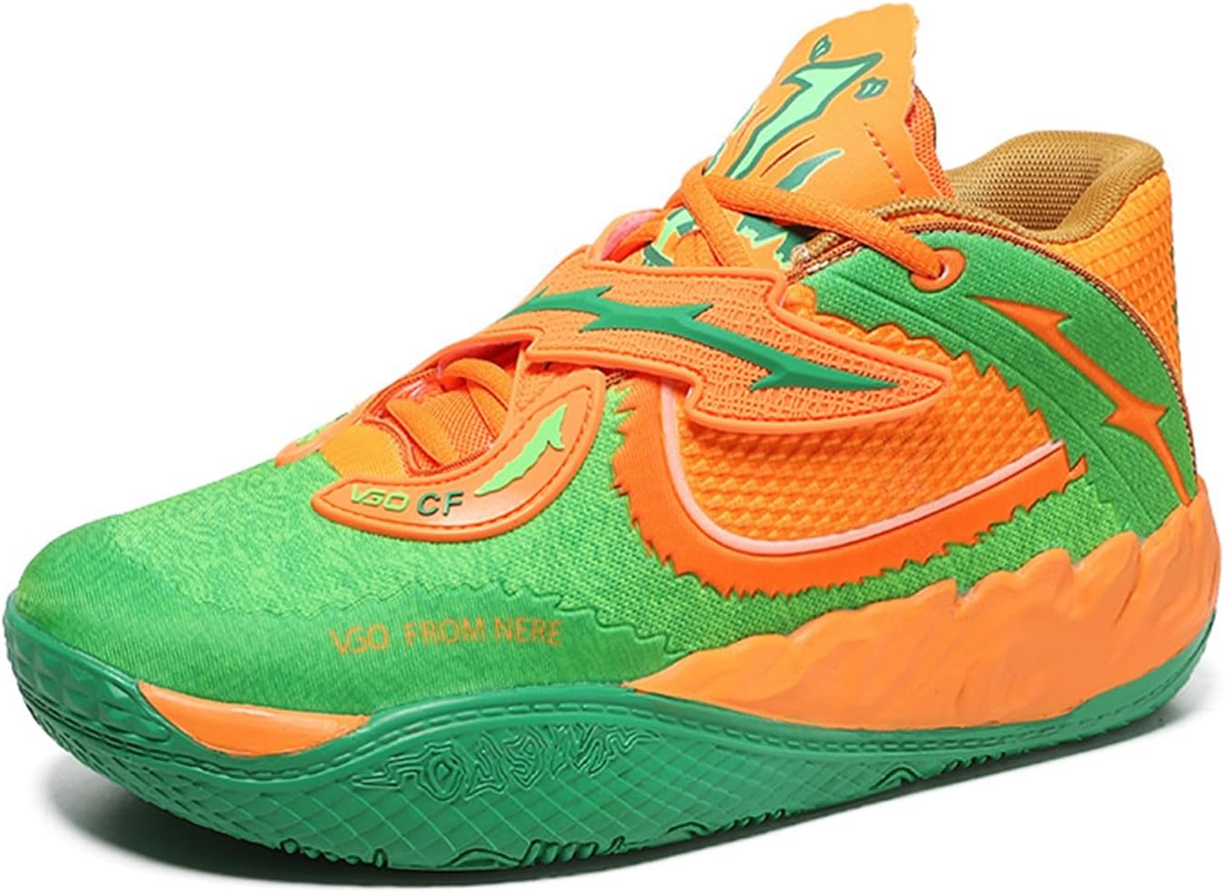 Мужские стильные кроссовки для баскетбола с граффити, противоскользящие, с амортизацией, дышащие, с сетчатым верхом, на шнуровке, повседневные спортивные туфли, подходят для занятий спортом на улице, бега и прогулок Qaoterod, оранжевый
Мужские стильные кроссовки для баскетбола с граффити, противоскользящие, с амортизацией, дышащие, с сетчатым верхом, на шнуровке, повседневные спортивные туфли, подходят для занятий спортом на улице, бега и прогулок Qaoterod, оранжевый
